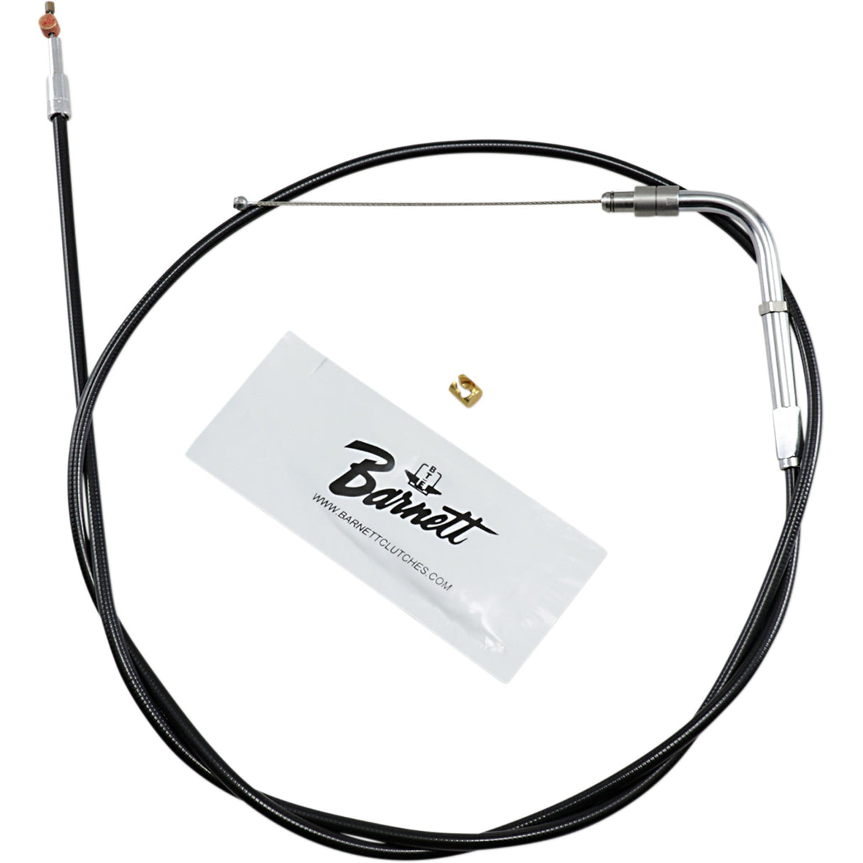 Barnett Black Vinyl Throttle Idle Cable 42" Length - 101-30-30009 For Harley Touring 1996-2001