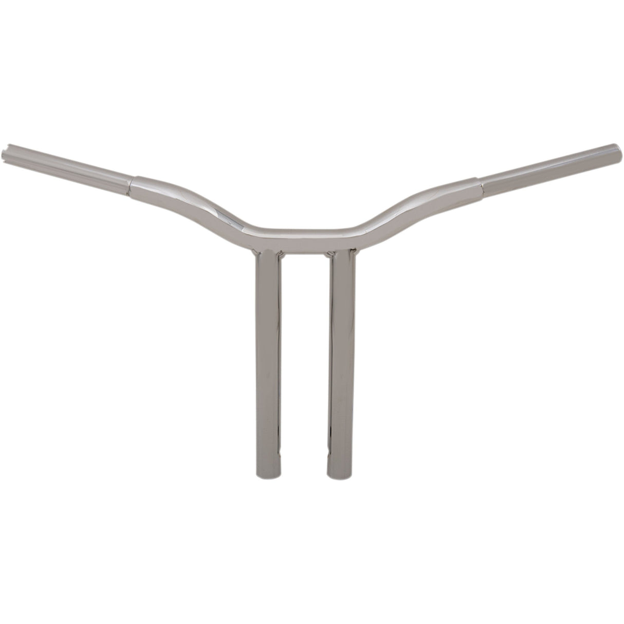 LA CHOPPERS 0601-4942 LA-7338-14 Kage Fighter Welded Bent-Riser Handlebar - One Piece - Bent - 14" - Chrome
