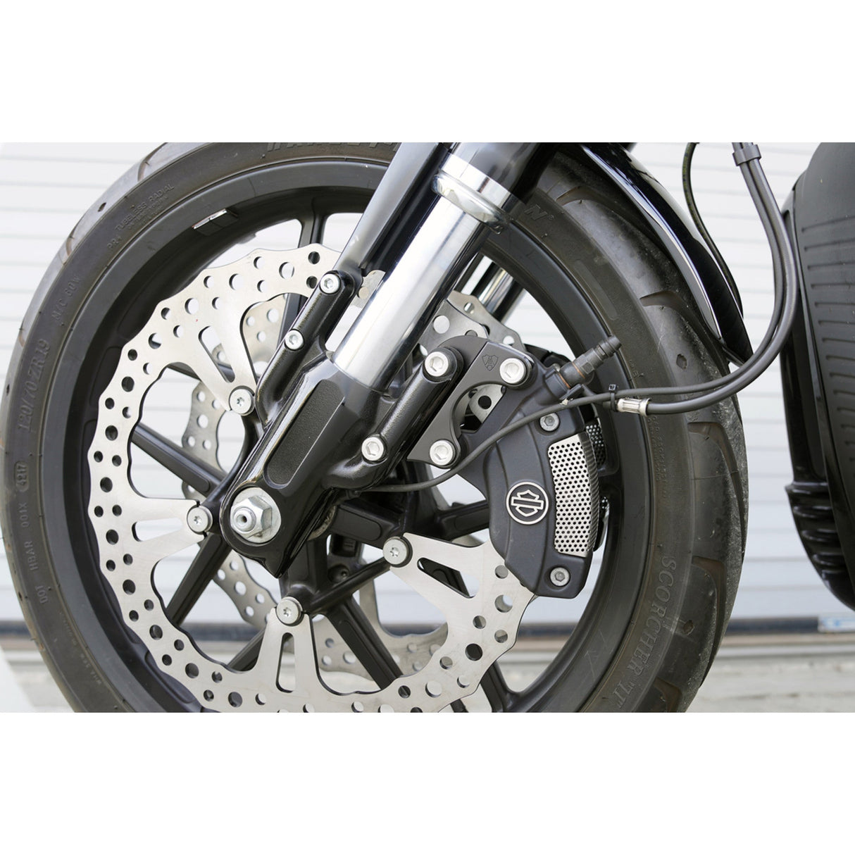 Arlen Ness 15" Big Brake Jagged Floating Rotor Kit Jagged Left And Right Front 15" - 300-096 For Harley Sportster 2006-2017