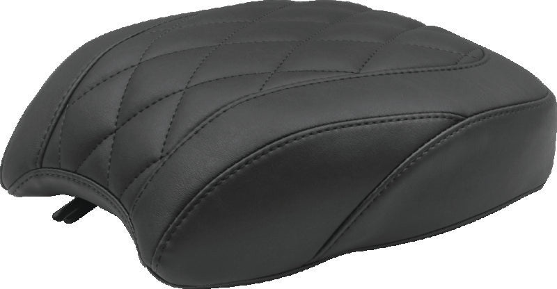 Mustang Motorcycle Mustang Standard Touring Passenger Seat W Studs Black - 76108 For Harley Dyna 2006-2017