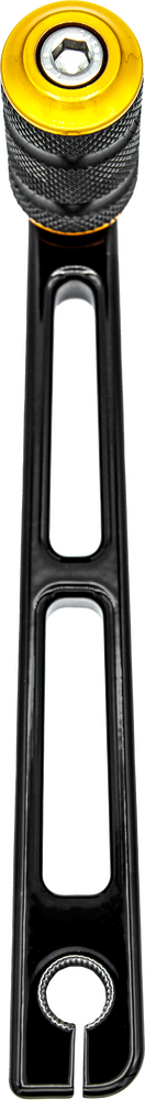 Santoro Fabworx SF30051 Twice Tight Perf Shift With TOE PEG Black For Harley Touring 1998-2013