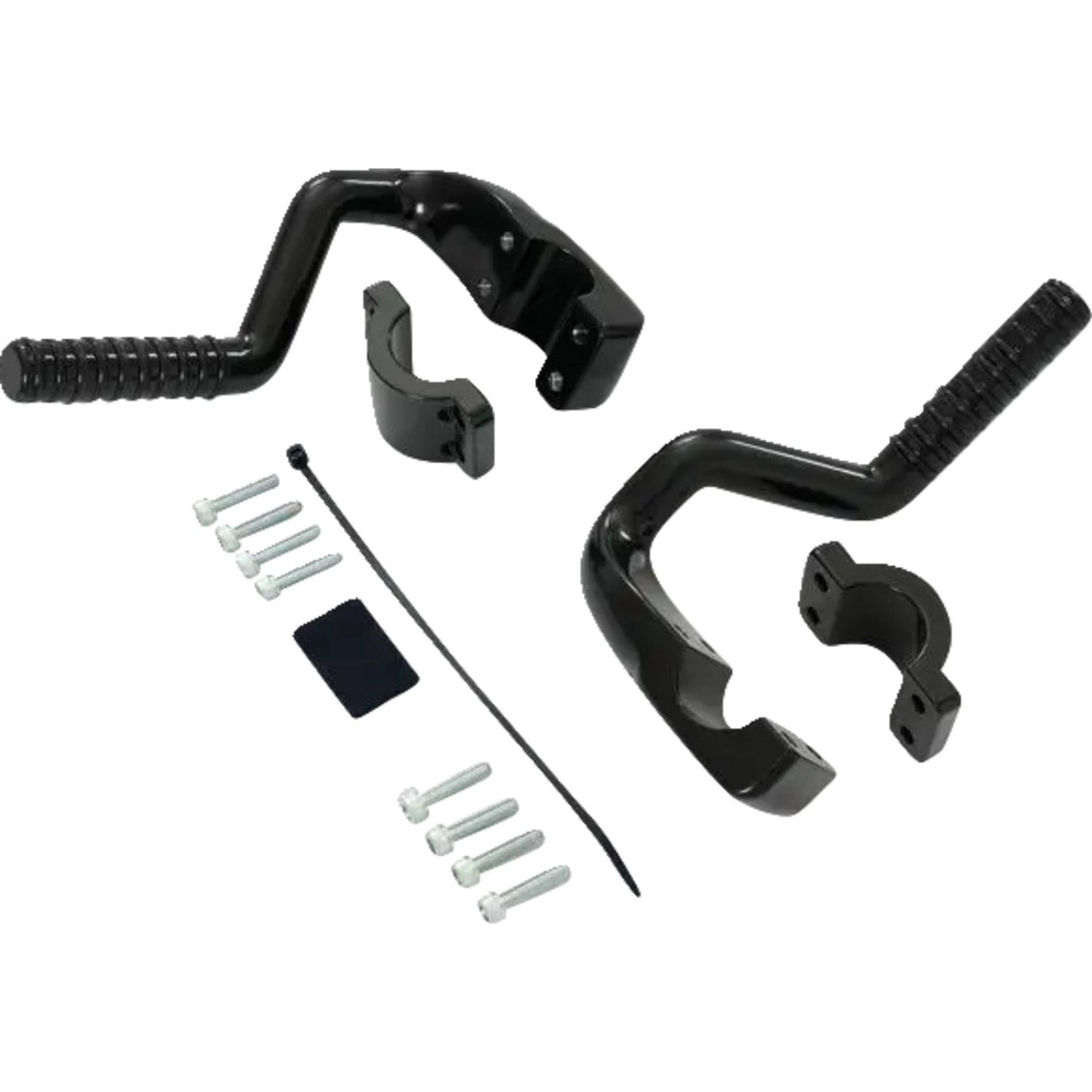 SHOW CHROME 1620-2501 41-422BK Highway Rest Adjustable Highway Peg - Satin Black - Can-Am