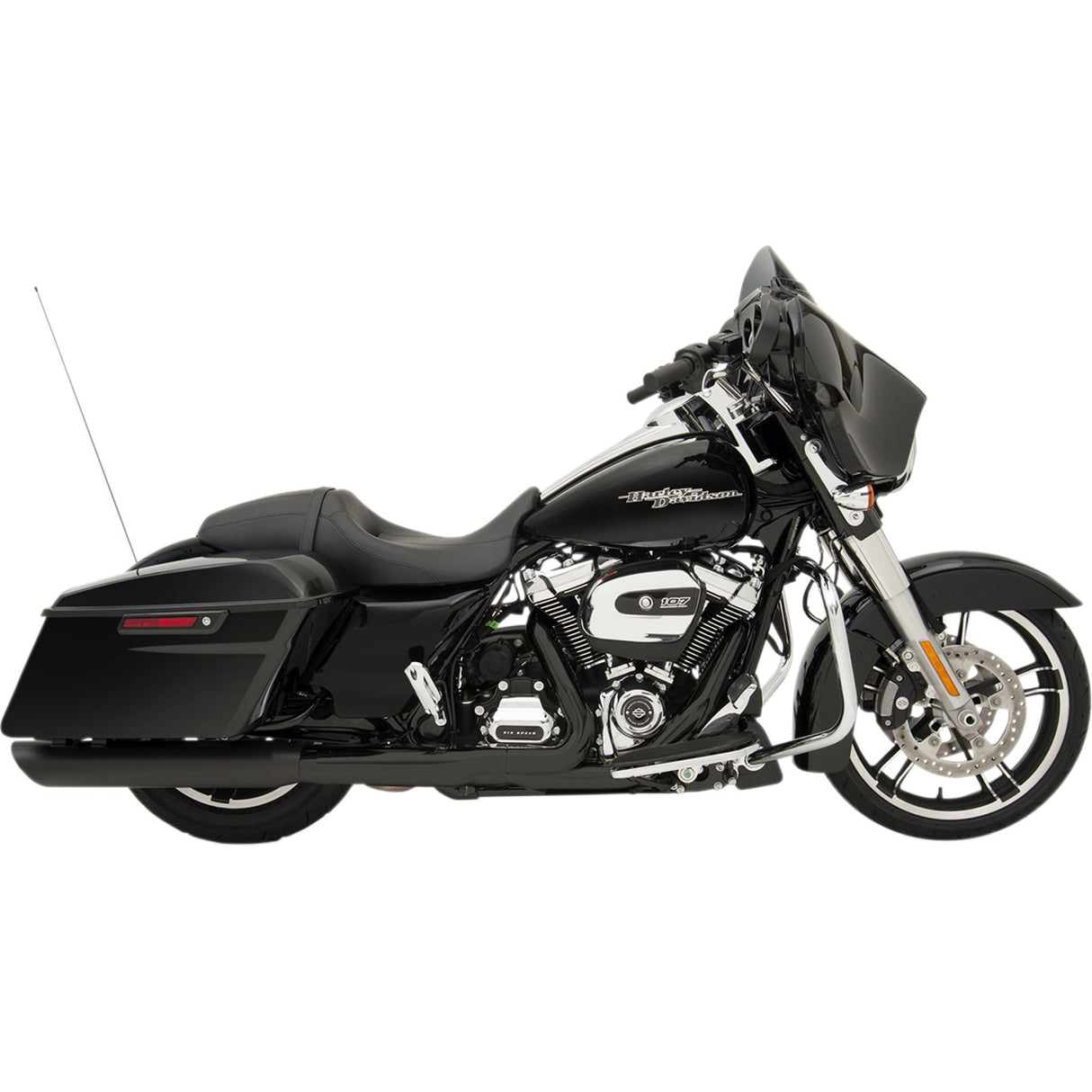 DRAG SPECIALTIES Slashdown Slip-On Mufflers 4"