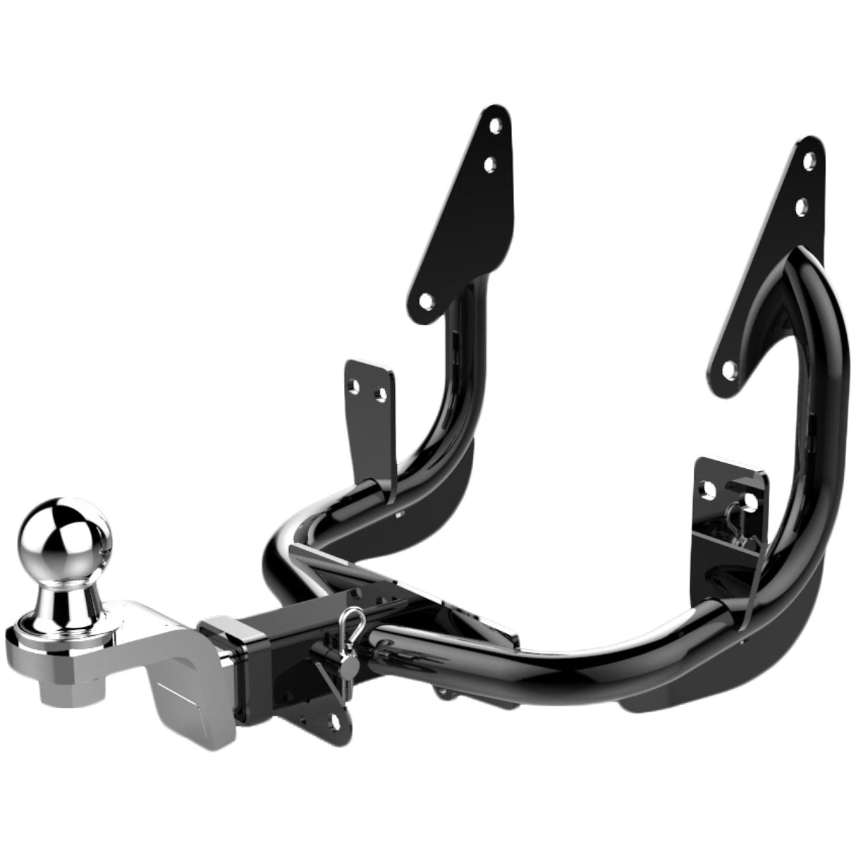 Khrome Werks Receiver Trailer Hitch — Low-Mount FLH T R X - 720650 For Harley Touring 1986-2008
