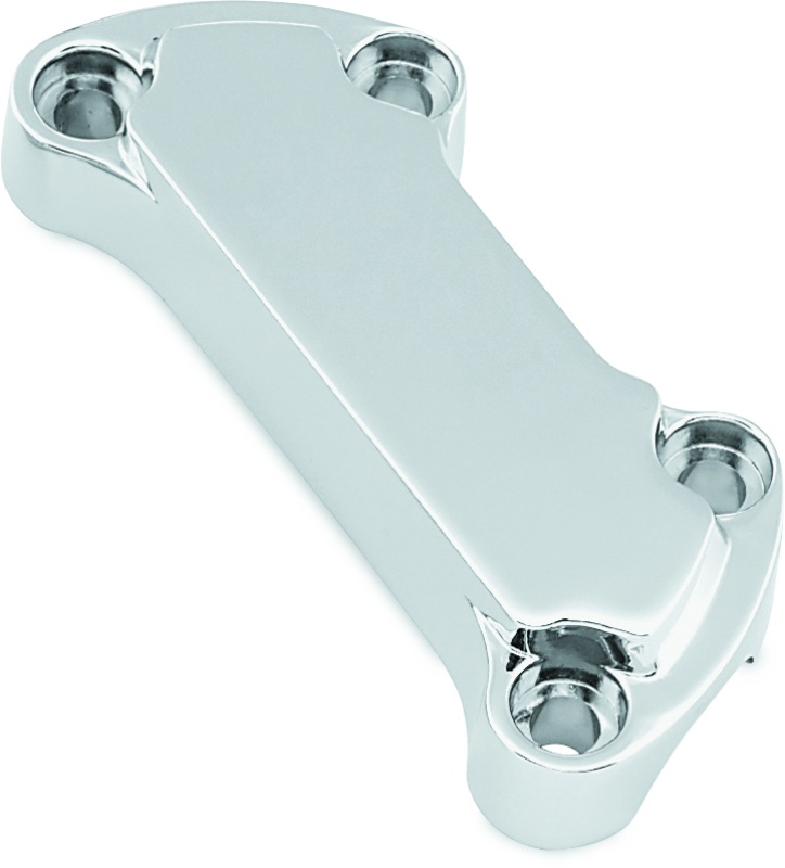 Biker's Choice Bikers Choice Big Twin And XL Scalloped Handlebar Clamp Without Skirt - 493976 For Harley 1974-2022