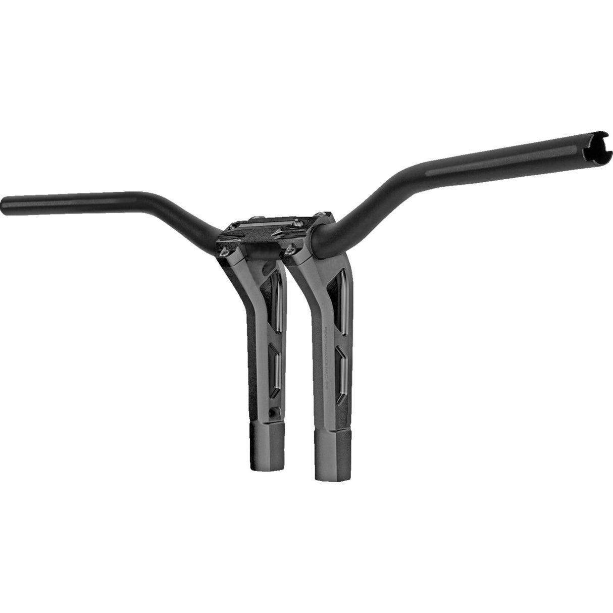 PERFORMANCE MACHINE (PM) 0602-1487 0208-2195M-SMB Phatbar & Riser Kit - Handlebar Assembly - Internal Wiring - Black Ops