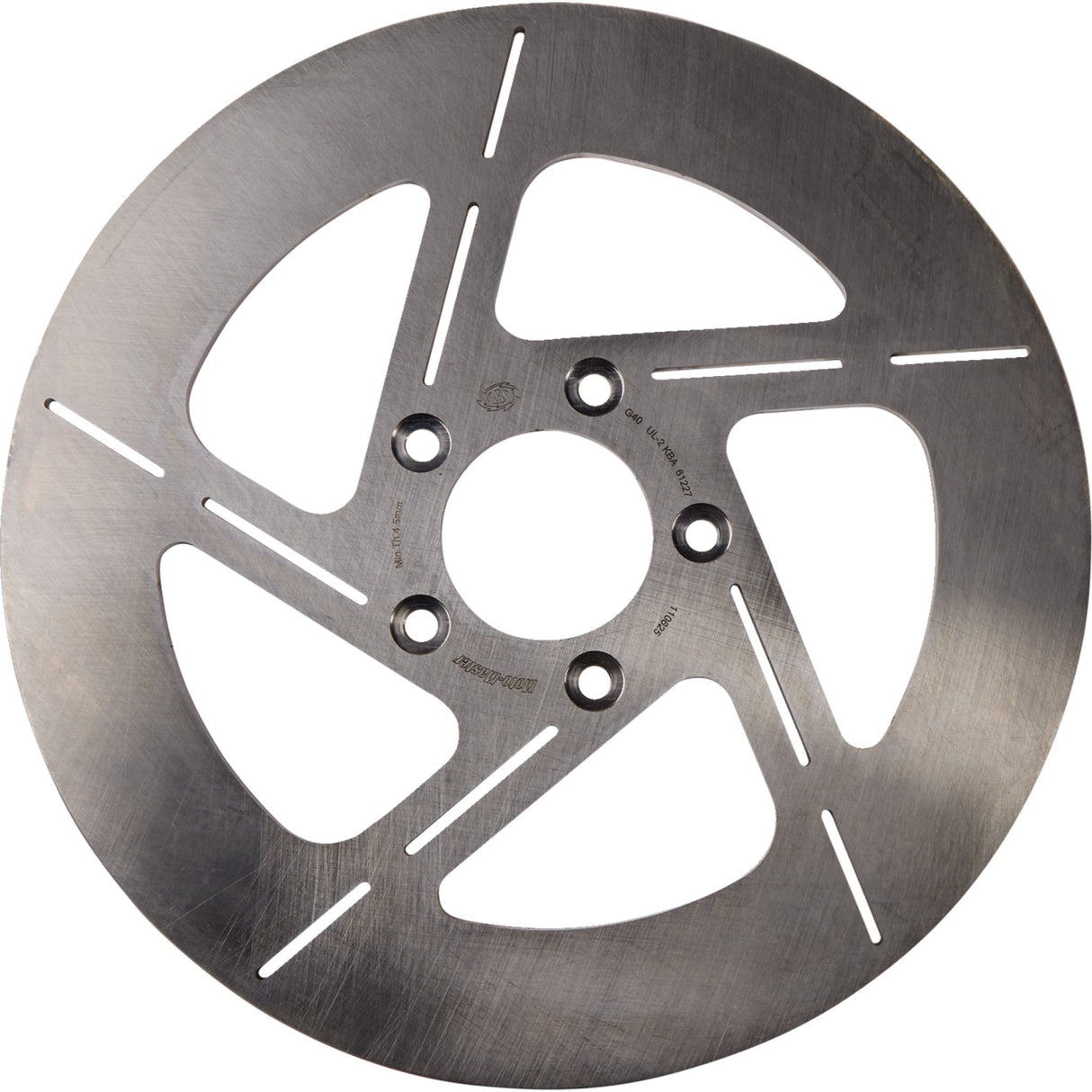 Moto-Master Tulsa Fixed Brake Rotor Front Left Tulsa - 110625-PU For Harley Motorcycles 2000-2014