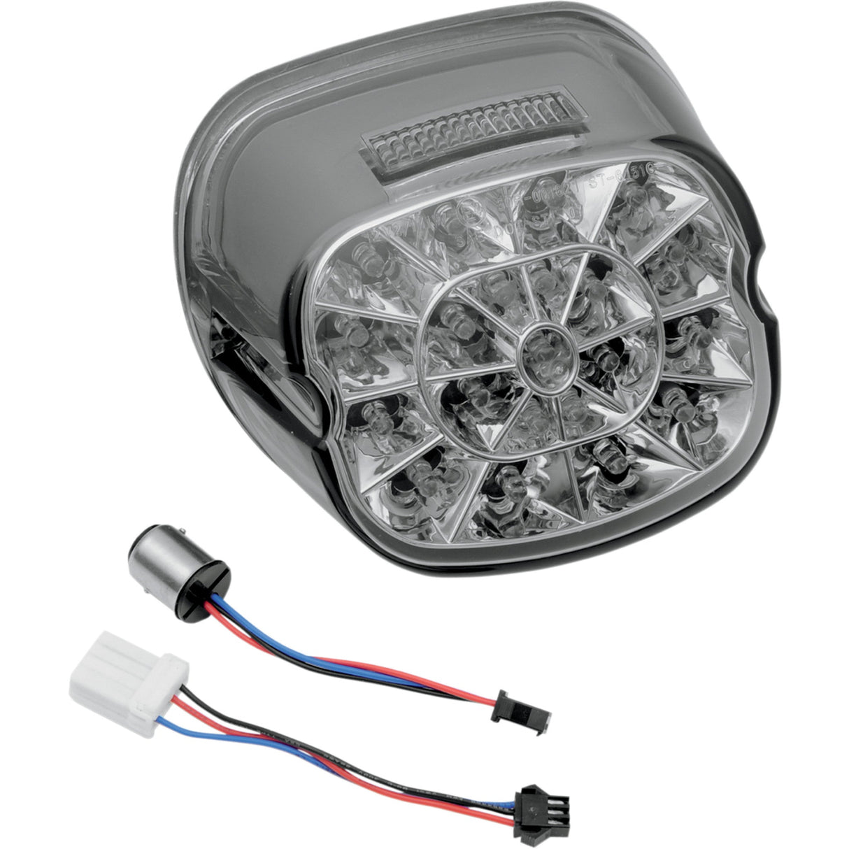 DRAG SPECIALTIES Web LED Taillights Taillight - Smoke Tag