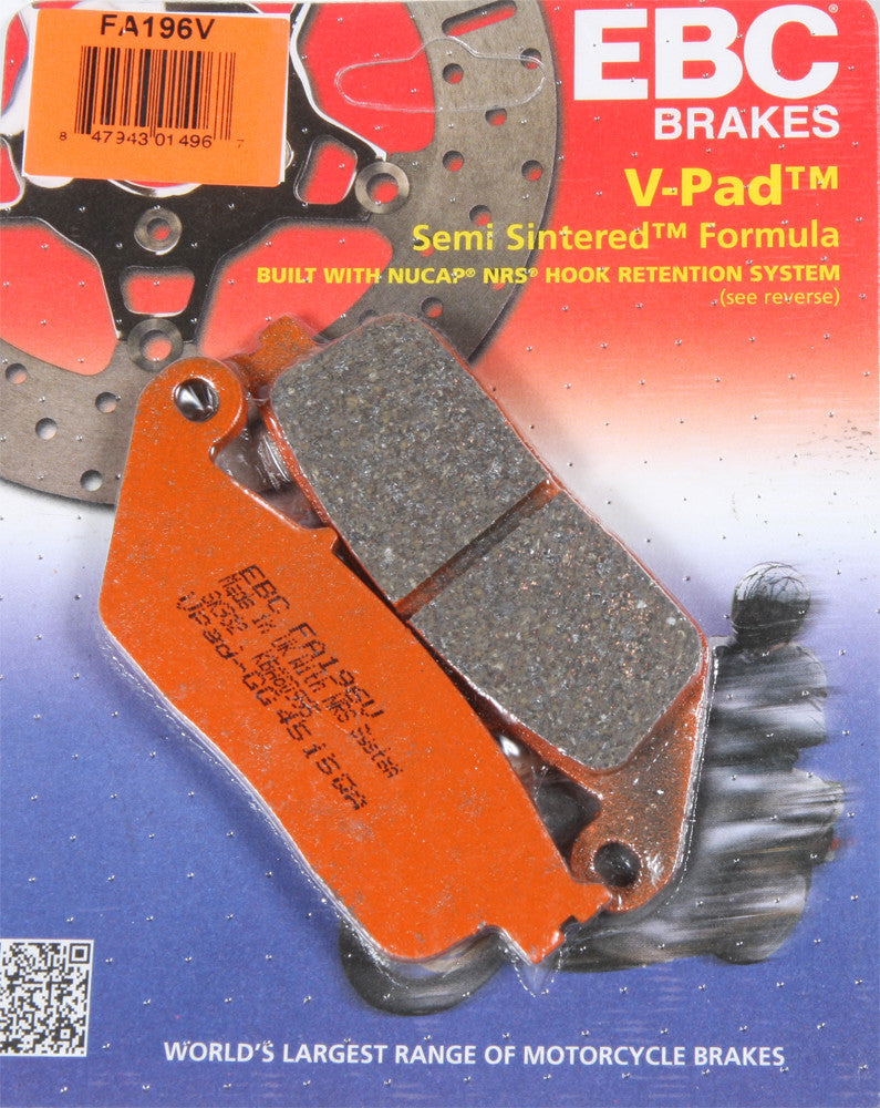 Ebc 15-196V FA196V BRAKE PADS V-SERIES