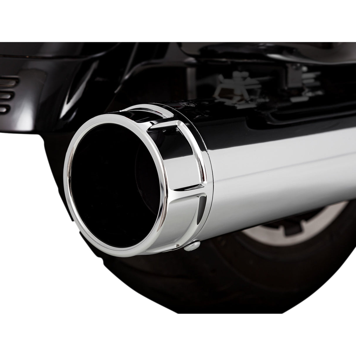 Vance & Hines Torquer 450 Slip-On Mufflers Chrome - 16674 For Harley Touring 2017-2026