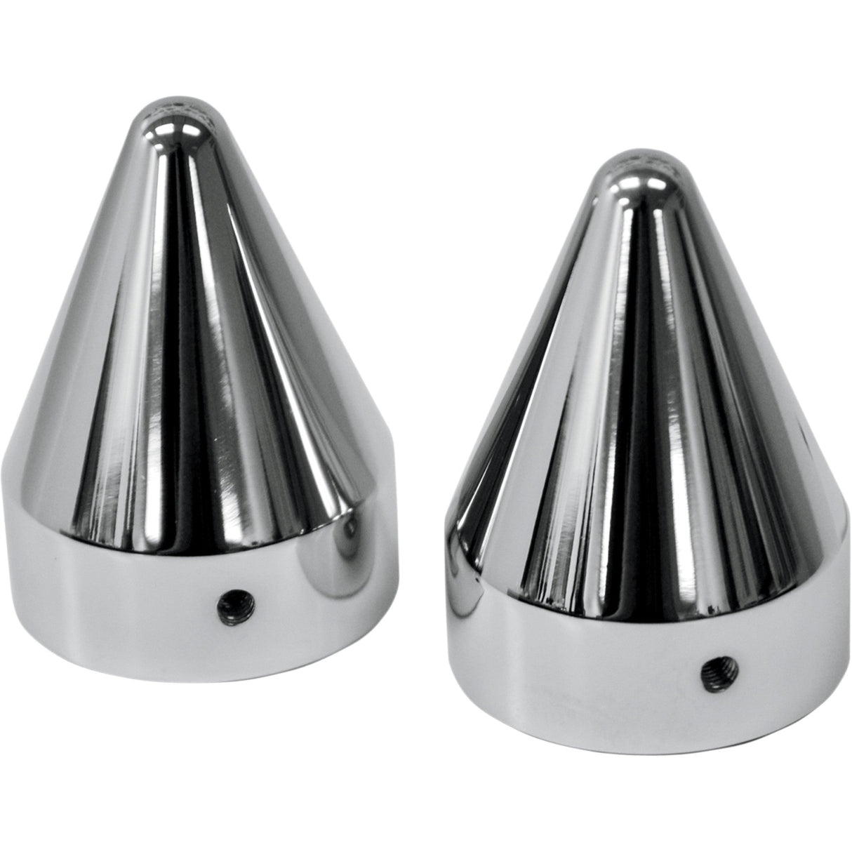 LA Choppers Axle Cap Spike Chrome Pair - LA-7811-00 For Harley Motorcycles 1995-2020
