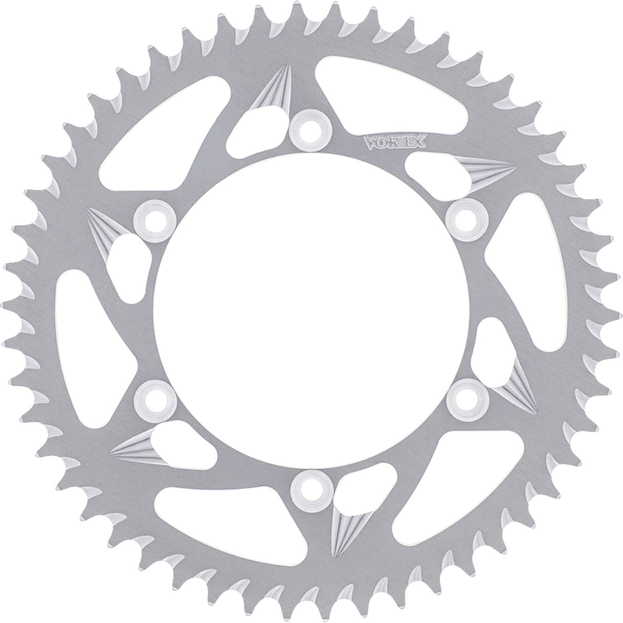 VORTEX 1211-2876 215-40 Aluminum Rear Sprocket Rear Sprocket - Aluminum - 40 Tooth - Silver - Grom
