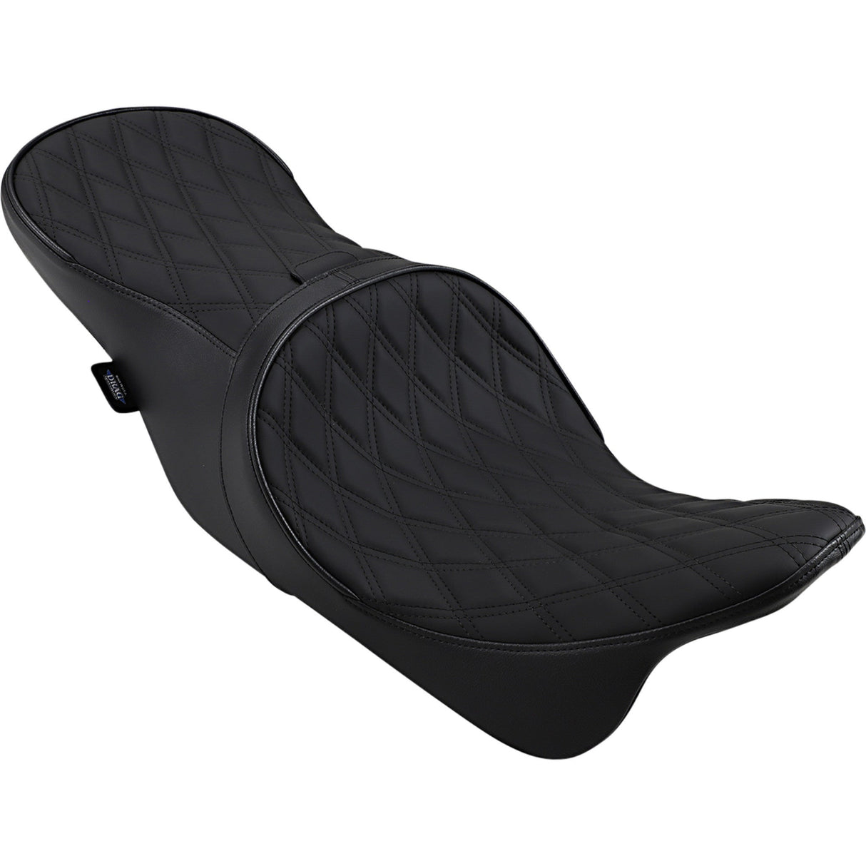 DRAG SPECIALTIES 0801-1011 Forward Positioned 2-Up Low Profile Touring Leather Seat Low Forward Touring Seat - Diamond - FL '08-'23