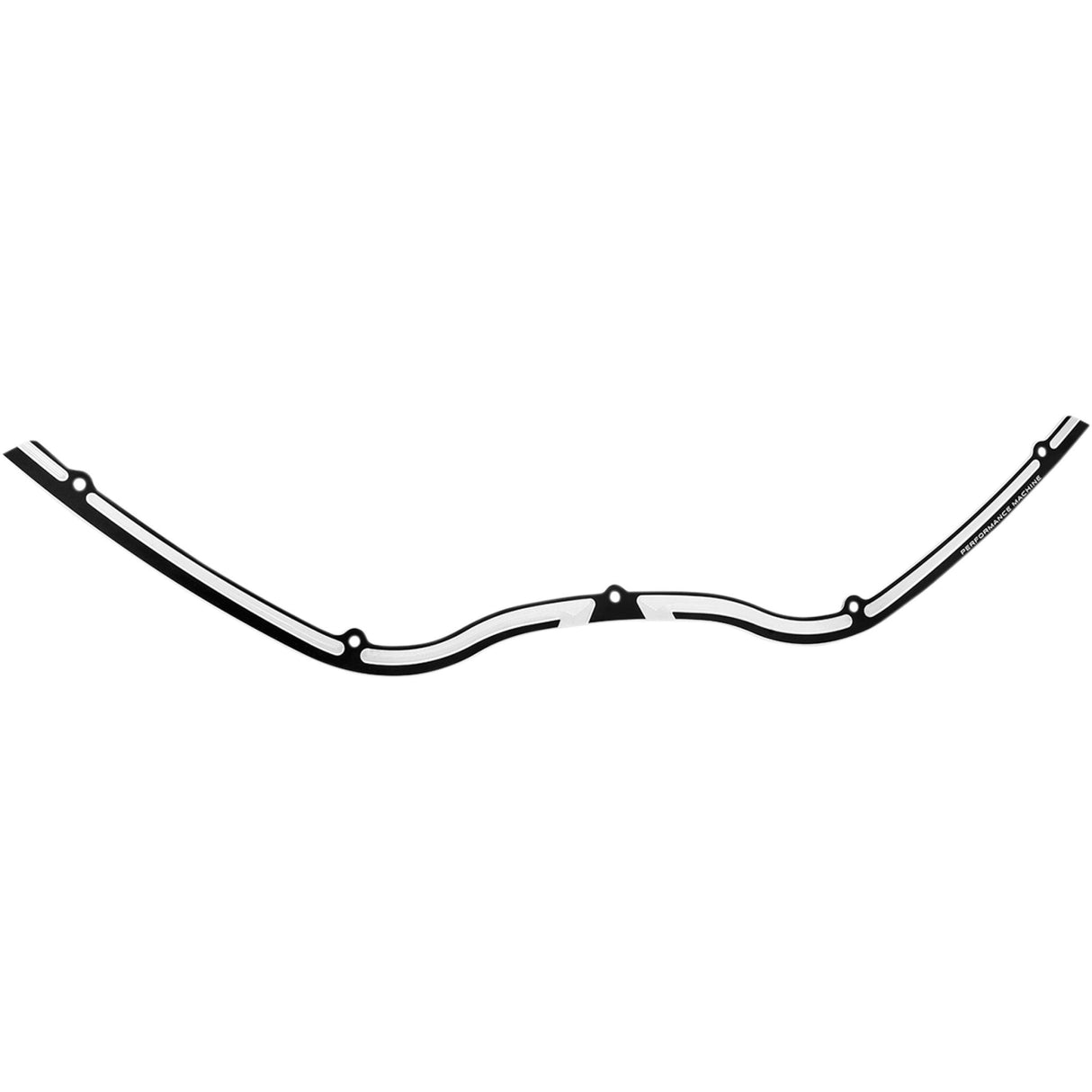 PERFORMANCE MACHINE (PM) 2350-0299 0209-2017SCA-BM Windscreen Trim — Scallop - Windshield Trim - Scallop - Contrast Cut - FLTR '98-'13