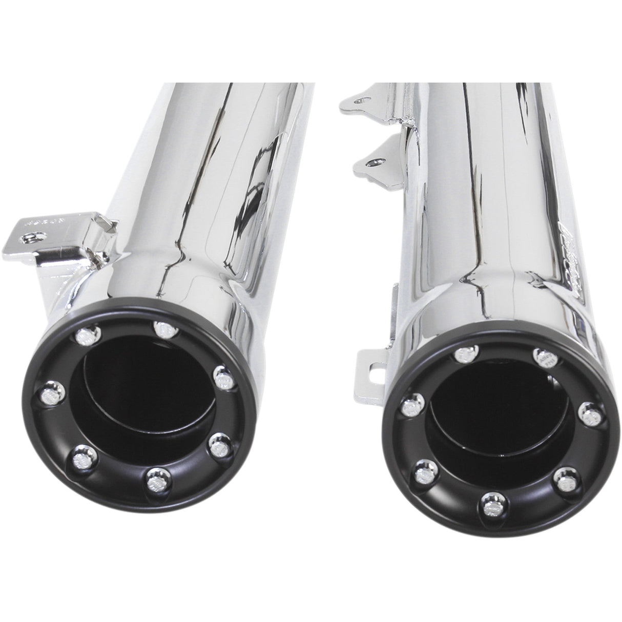 Cobra Slip-On Mufflers With Race-Pro Tips 3" Chrome - 6056 For Harley Dyna 2008-2017