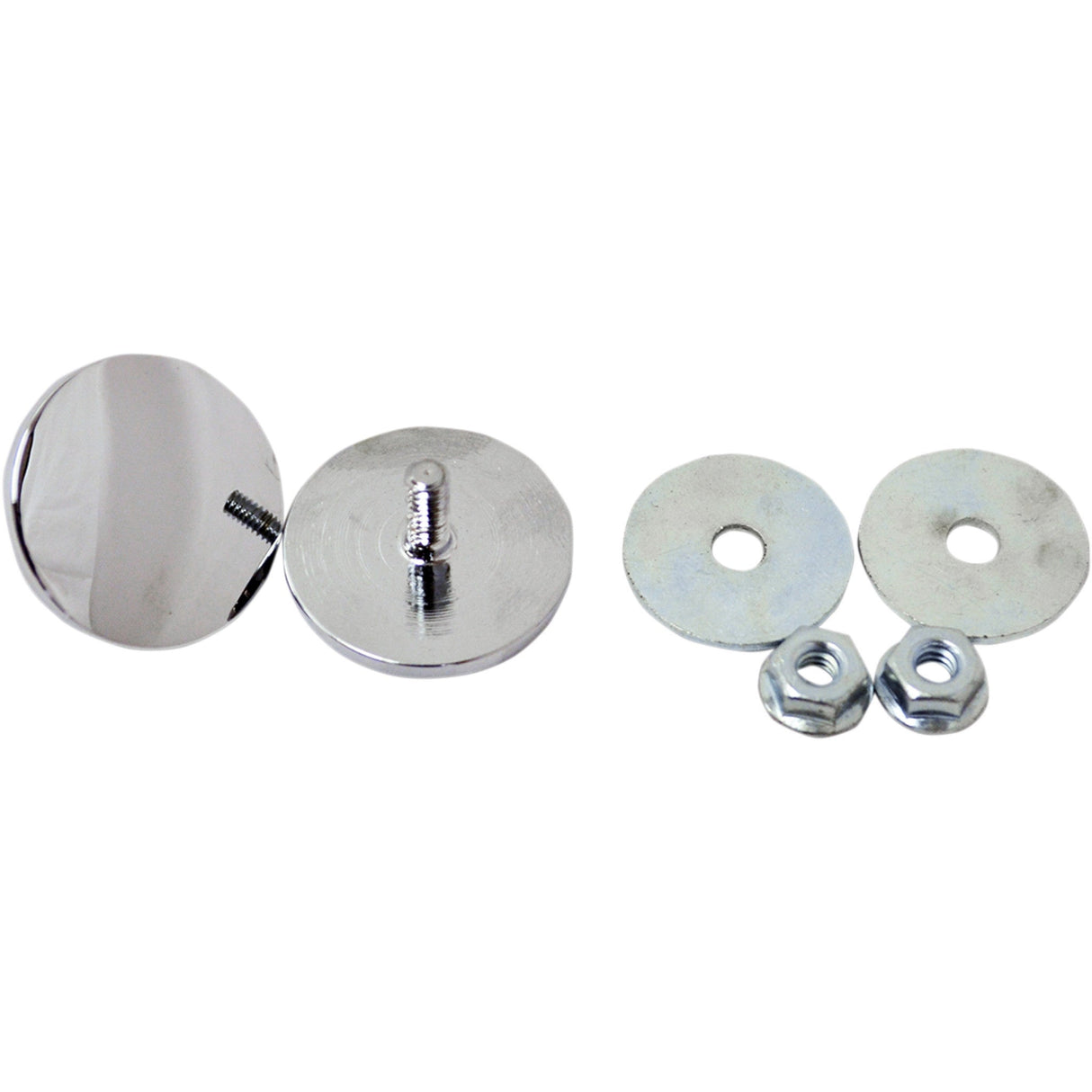LA Choppers Fairing Mirror Hole Plugs Chrome - LA-9001-00 For Harley Motorcycles 1996-2022