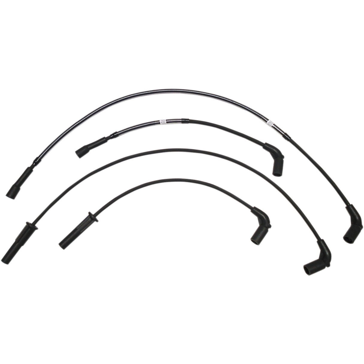 MAGNUM SHIELDING 2104-0340 3046K Braided Spark Plug Wire - Spark Plug Wire Set - Black - FL