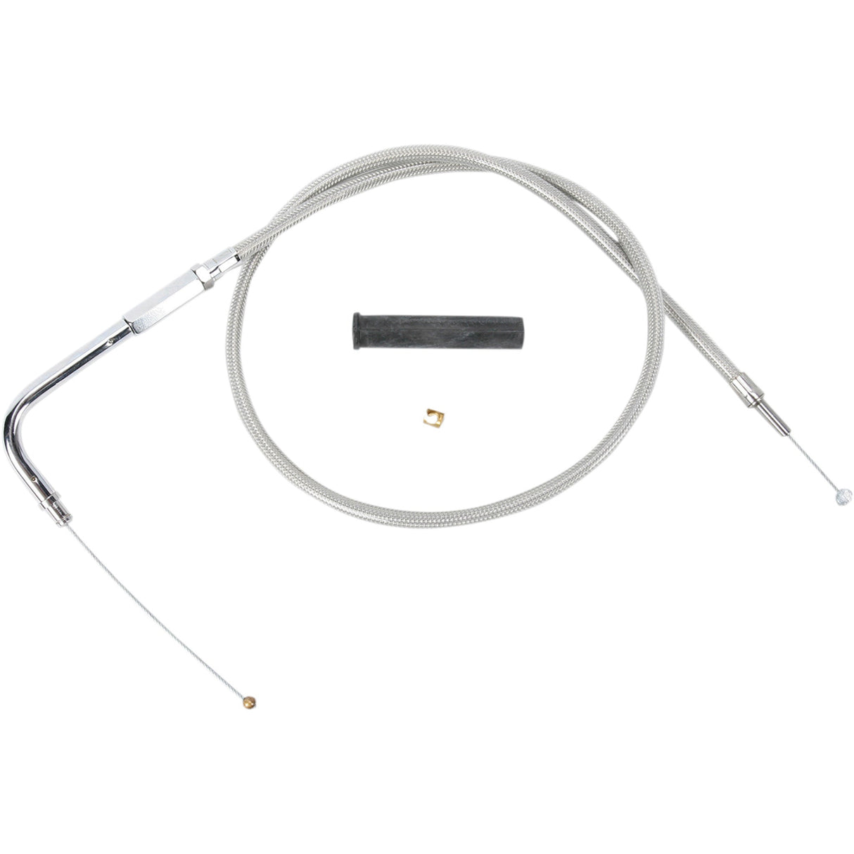 DRAG SPECIALTIES Stainless Braided Throttle Cable