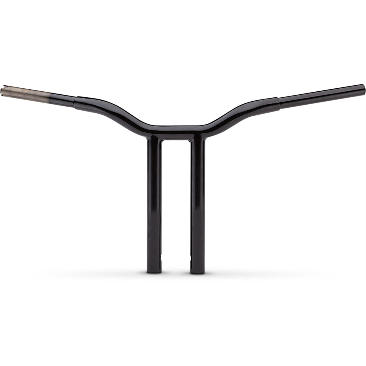 LA CHOPPERS 0601-4931 LA-7337-12B Kage Fighter Welded Straight-Riser Handlebar - One Piece - 12" - Black