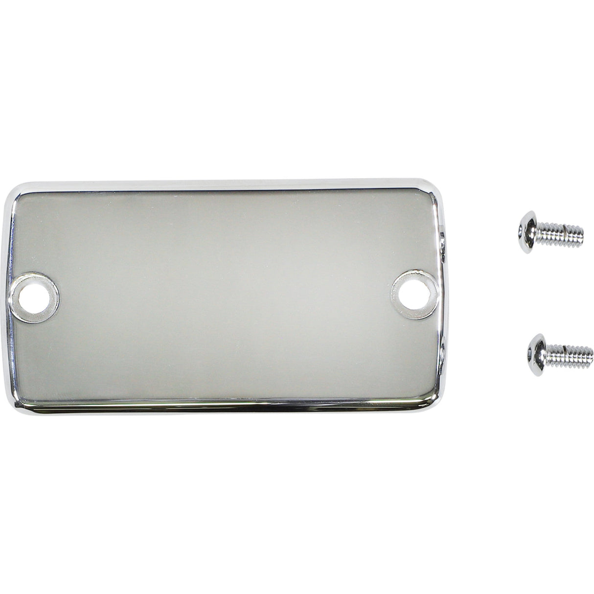 JOKER MACHINE DS-373449 921115C Front Brake Master Cylinder Cover — Smooth - Chrome