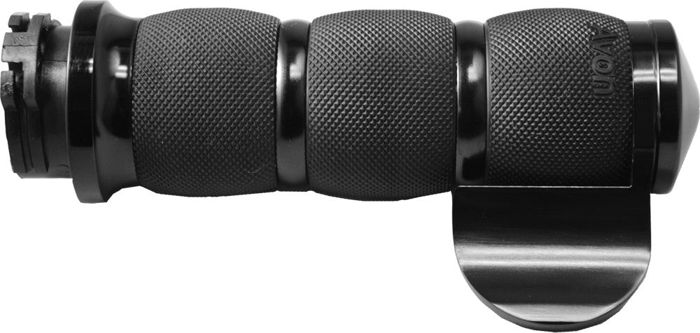 Avon 40-4341BK AIR-90-AN-B-FL AIR CUSHIONED GRIPS TBW THROTTLE BOSS BLACK