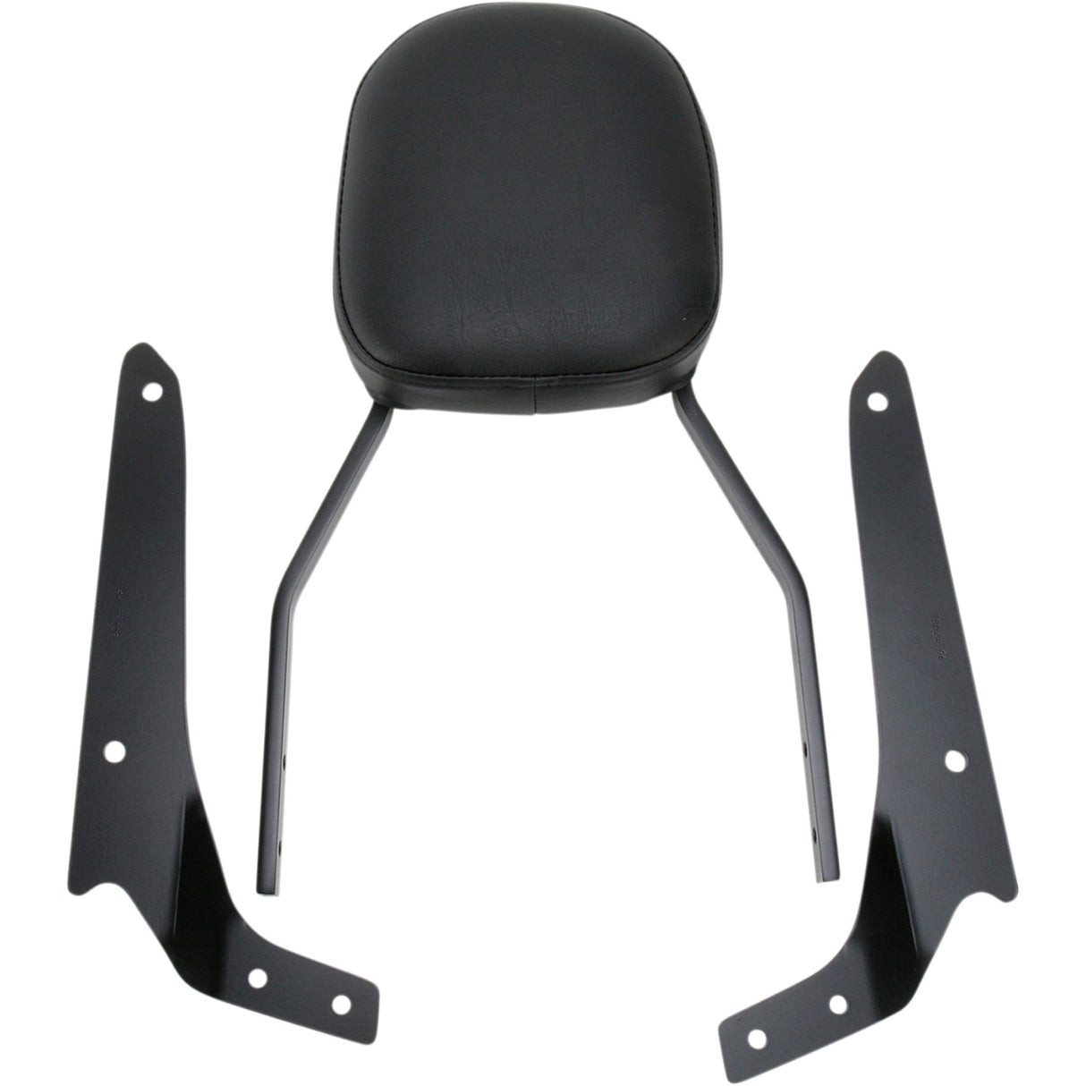 COBRA 1501-0345 02-5111B Square Sissy Bar Kit — Standard Sissy Bar - Standard - Shadow Phantom