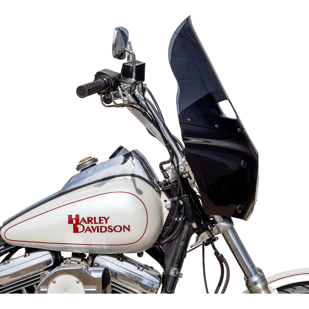 KLOCK WERKS 2310-1012 KWW-06-0613-DS Flare® Windshield for Road Warrior Fairing Flare® Windshield - Road Warrior Fairing - 15" - Dark Smoke