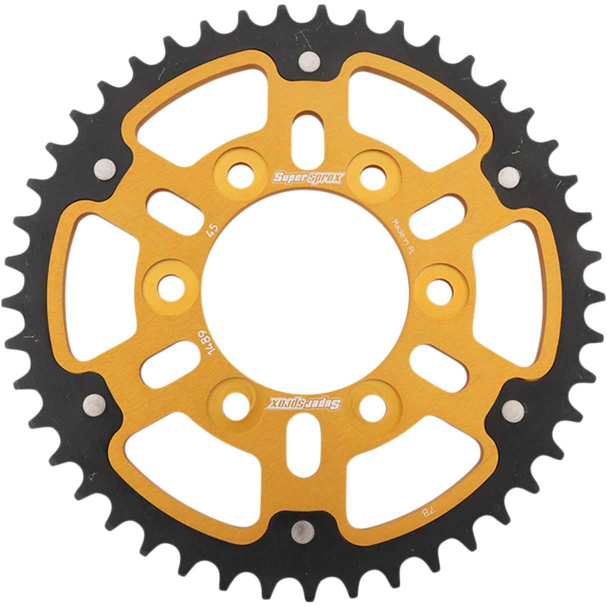 Supersprox Sprocket - RST-1489-45-GLD Kawasaki Motorcycles 1996-2018