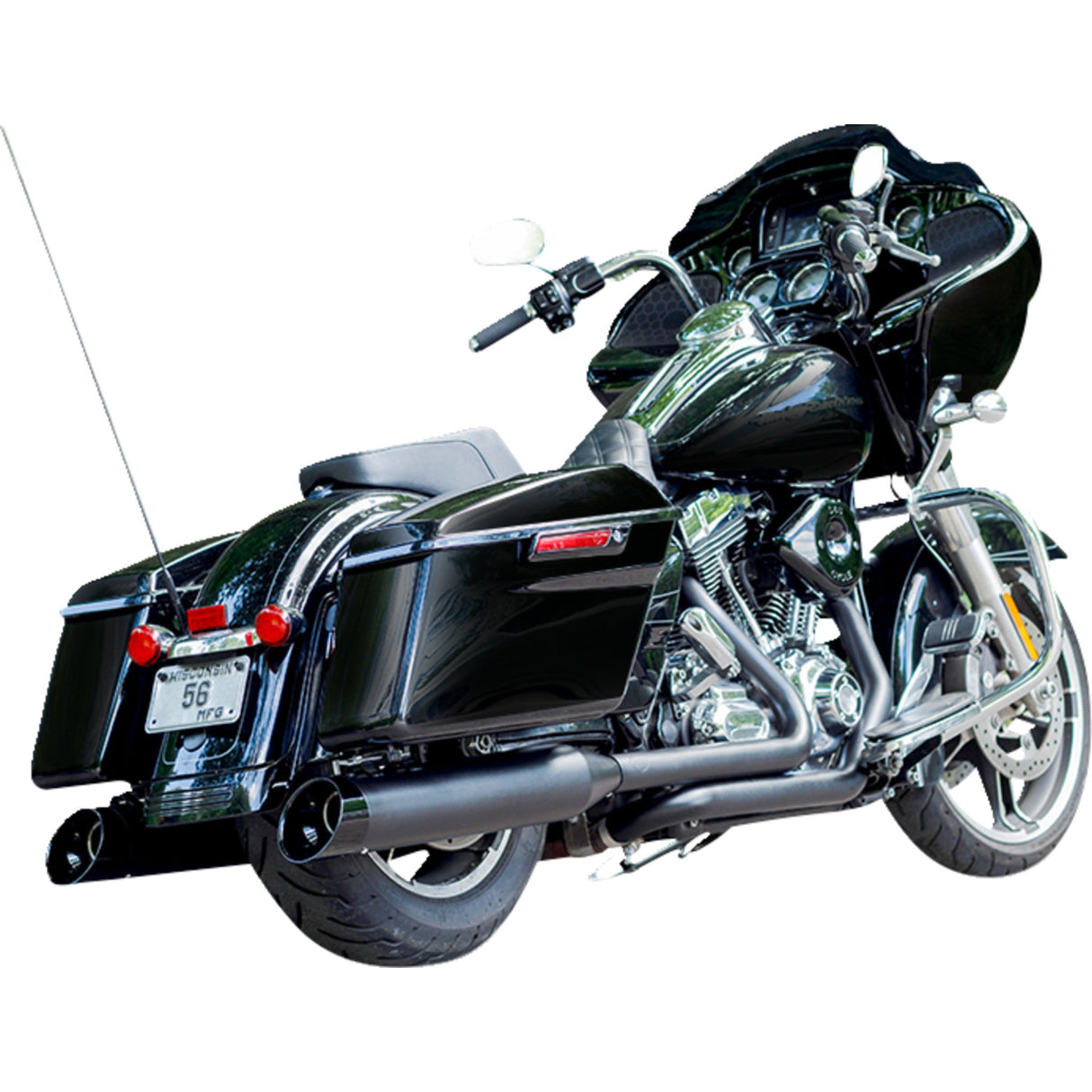 S&S Cycle 4-1/2" MK45 Cutlass Performance Mufflers - 550-1016 For Harley Touring 1995-2016