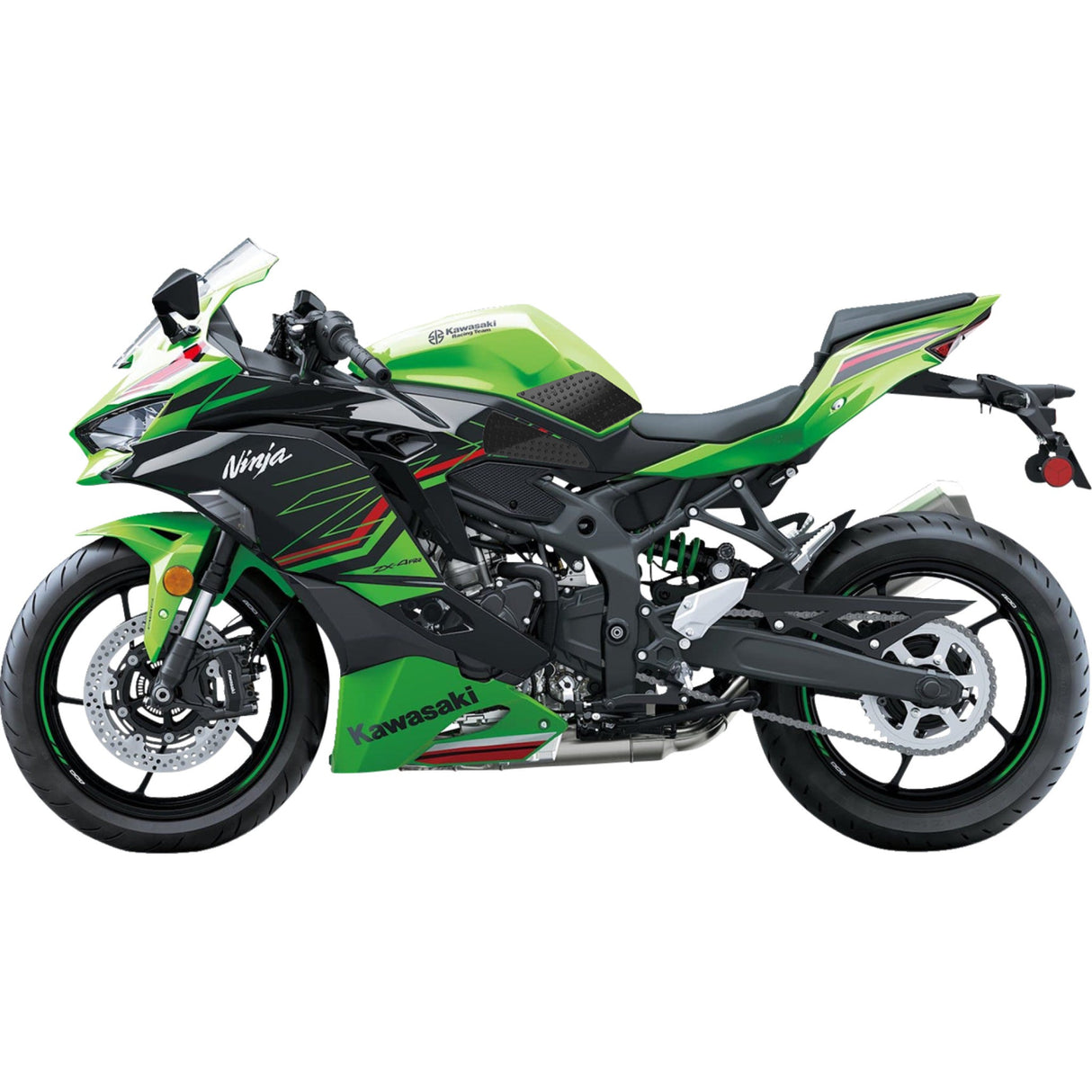 STOMPGRIP 4320-2755 55-10-0204B Volcano Profile Traction Pad Tank Grips Traction Pad Tank Grips - Volcano - Black - Ninja ZX-4R/RR