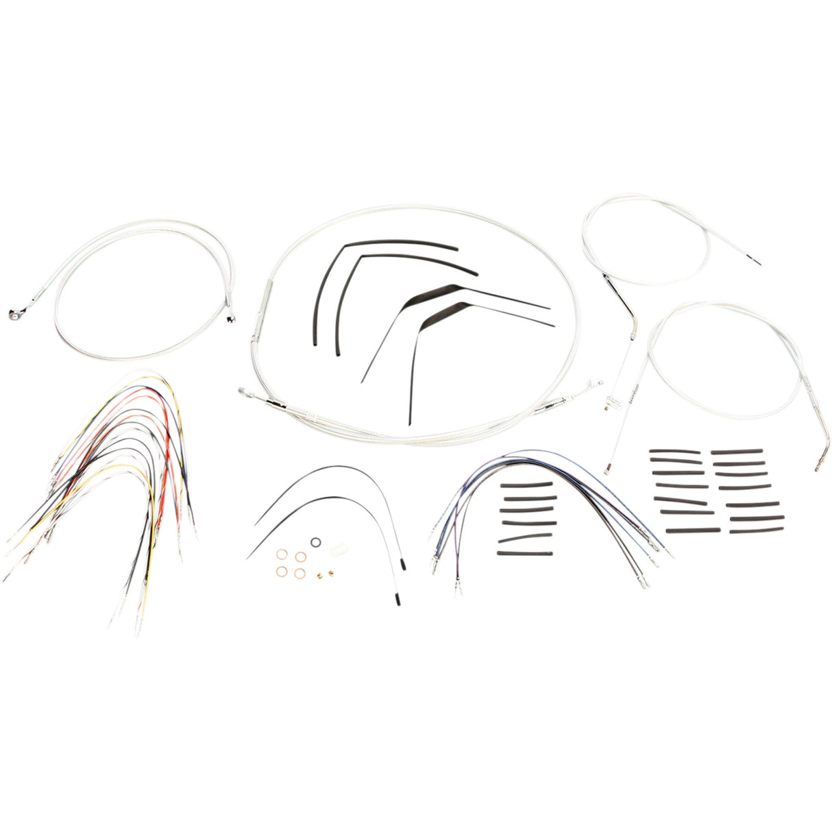 Magnum Shielding Cable Kit - 387653 For Harley Sportster 2007-2013