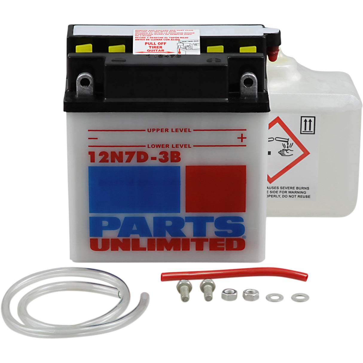 PARTS UNLIMITED 2113-0148 Conventional Battery Kit Battery - 12N7D-3B