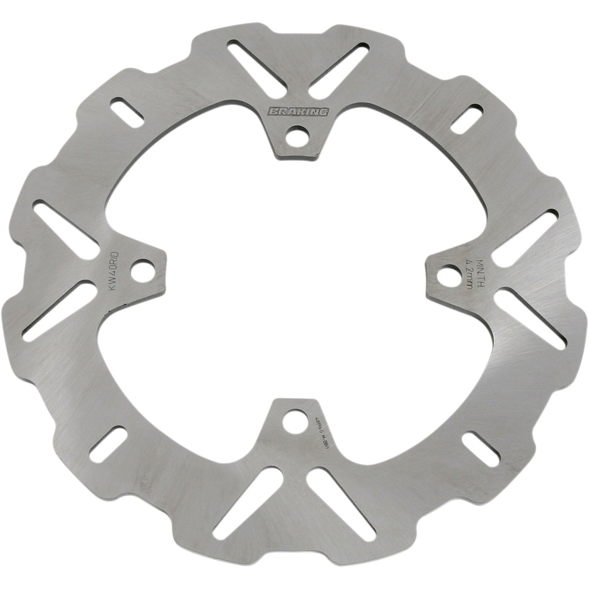 BRAKING 1710-0407 KW40RID Non-Directional STX Brake Rotor Brake Rotor - Rear - KW40RID