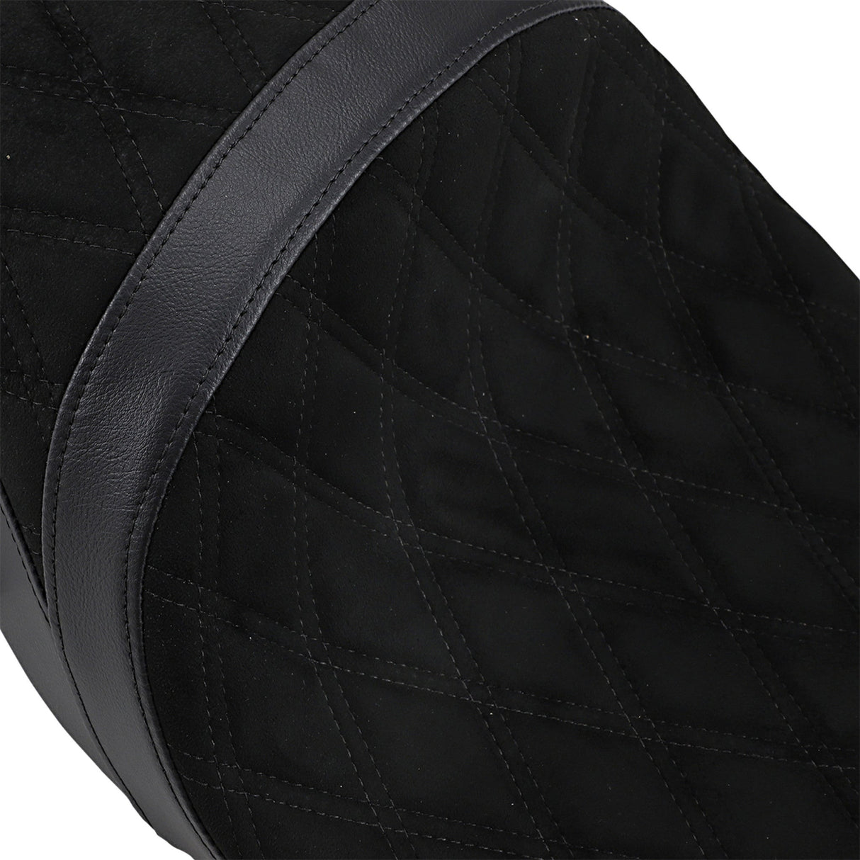 DRAG SPECIALTIES 0801-1076 Low Profile Touring Seat Low Touring Seat - Diamond - Razorback Tanks - FL '10-'23