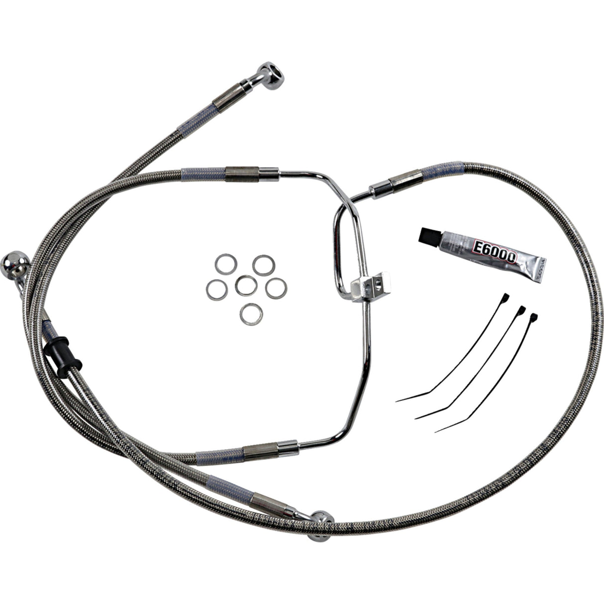 Drag Specialties Brake Line For Harley Fat Bob 2008-2017