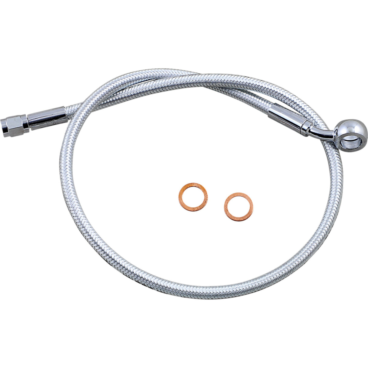 MAGNUM SHIELDING 1741-6155 AS378126 Alternate Length Upper Brake Line - 12mm-35° - 26" - Sterling Chromite II