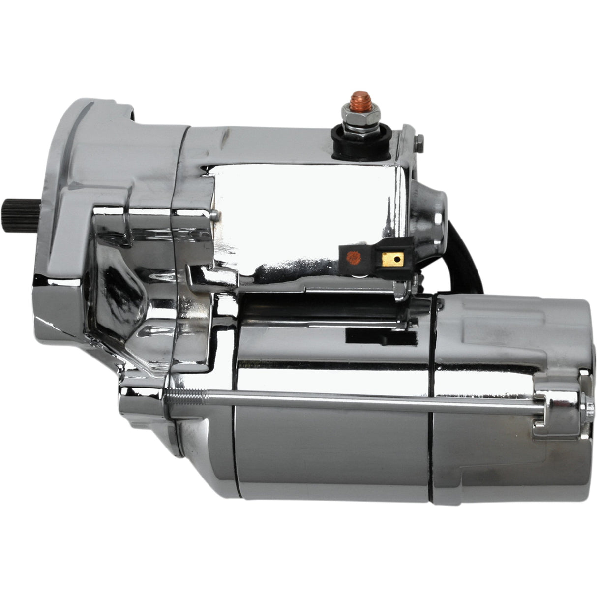 Terry Components Slugger 1.8kW High-Torque Starter Motor High Torque Chrome - 775094 For Harley Motorcycles 1994-2006