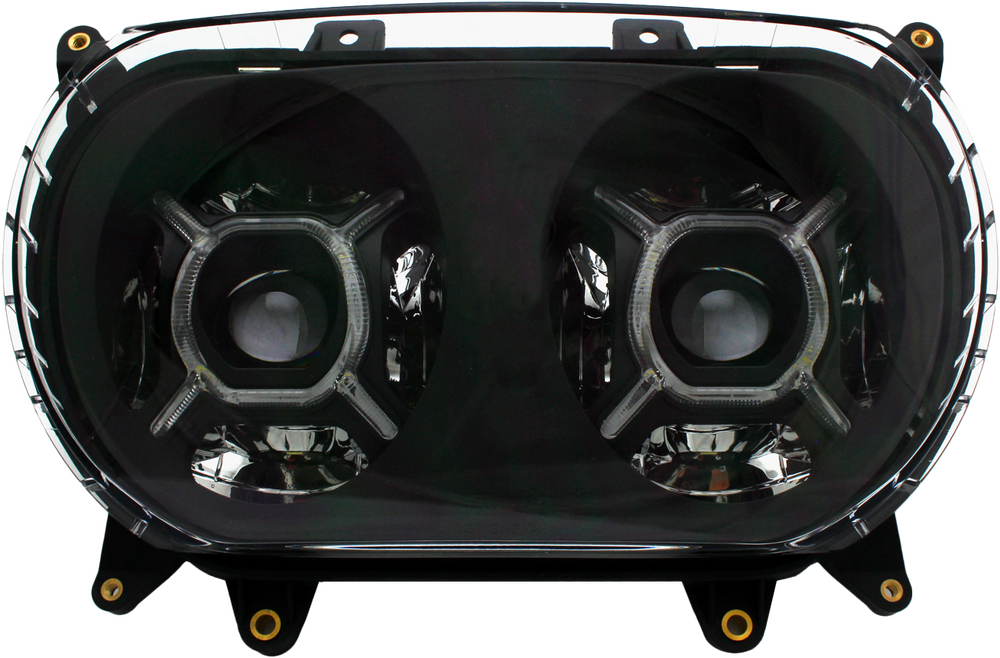 Cyron 227-0073B ABIG52A ROAD GLIDE HEADLIGHTS `15-22 BLACK