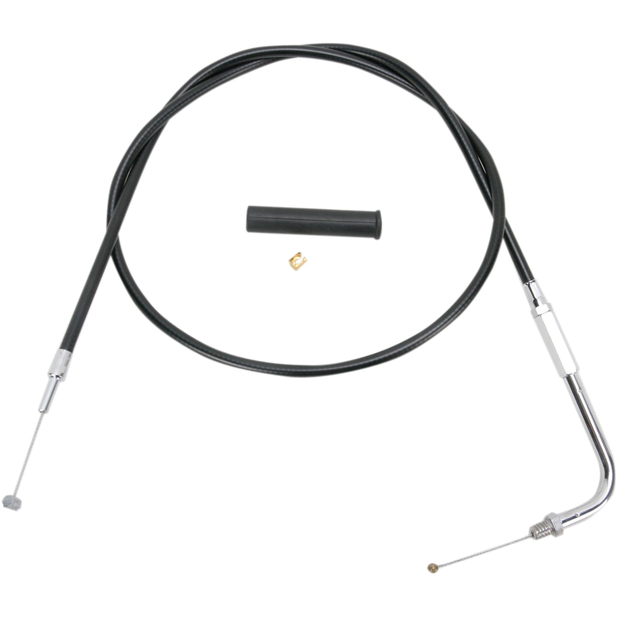DRAG SPECIALTIES Black Vinyl Cable Throttle