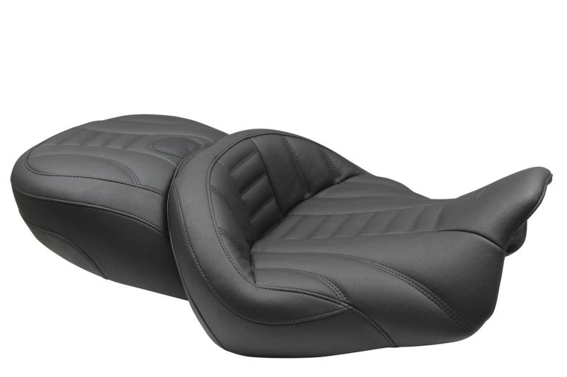 Mustang Motorcycle Mustang Freewheeler Super Touring Deluxe 1PC Seat Black - 79598 For Harley Freewheeler 2015-2021