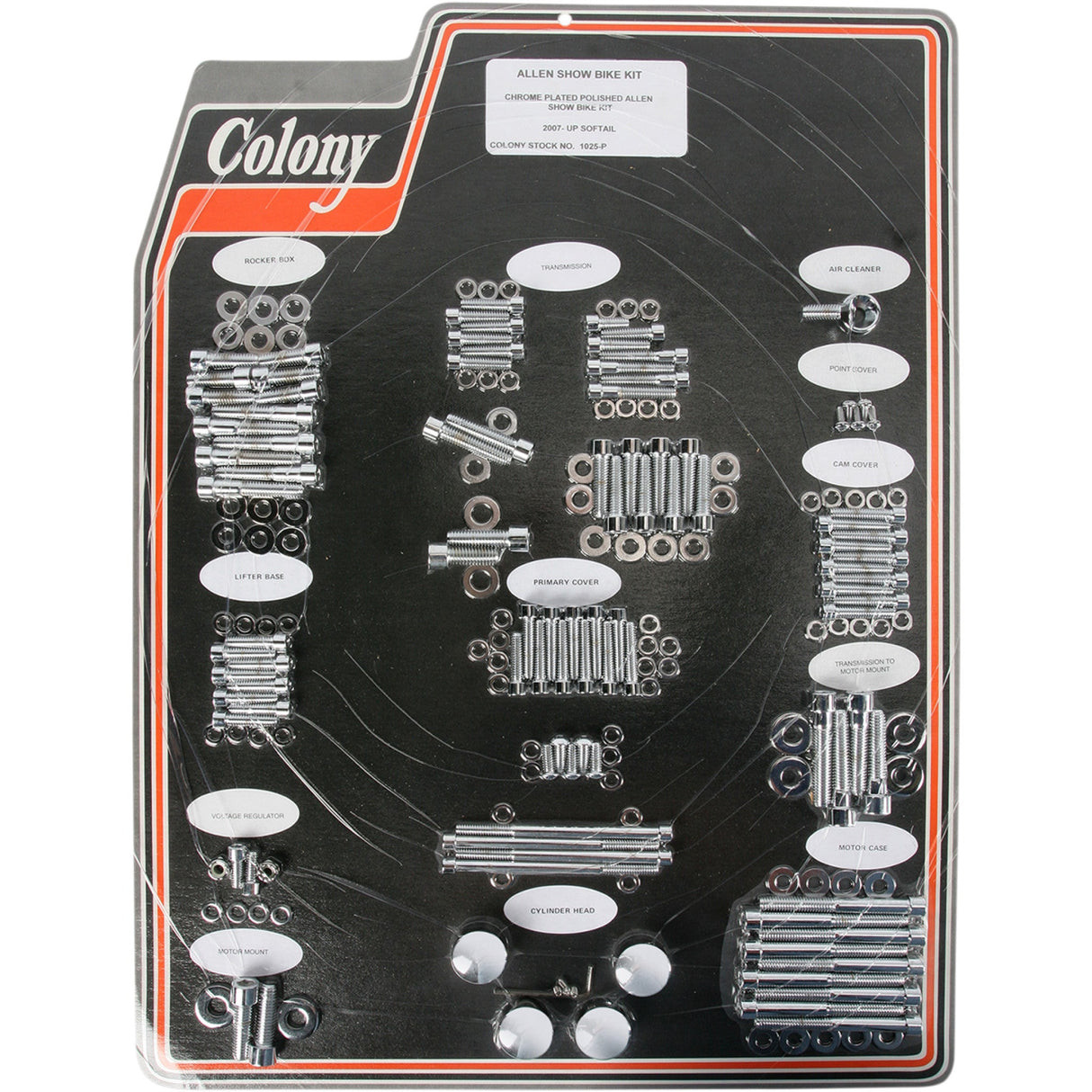 COLONY 2401-0428 1025-P Allen Bolt Kit Bolt Kit - Allen - Softail
