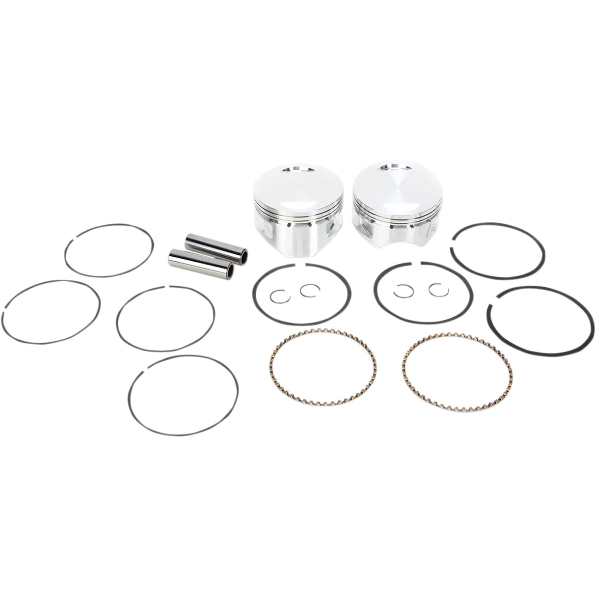 S&S Cycle Piston Kit For S&S Motors For 113" Super Sidewinder® 4.000" Standard For Harley Motorcycles 1984-1999