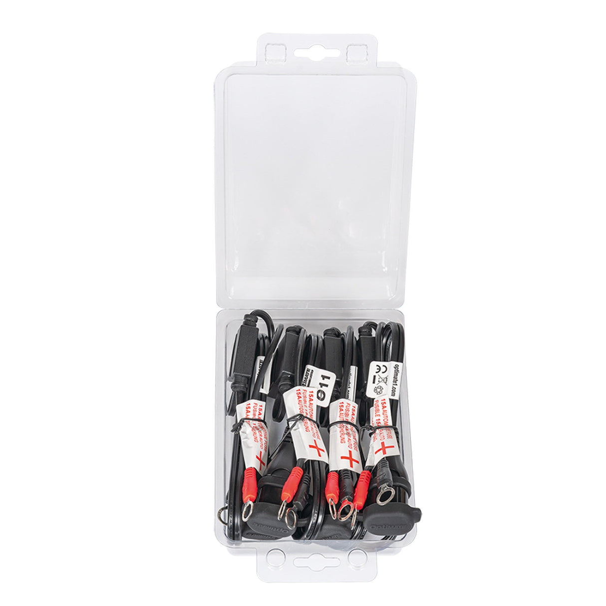 TECMATE 3807-0427 O-11X4 OptiMate™ Eyelet SAE Battery Connection Leads Battery Lead - 5/16" - 4 Pack