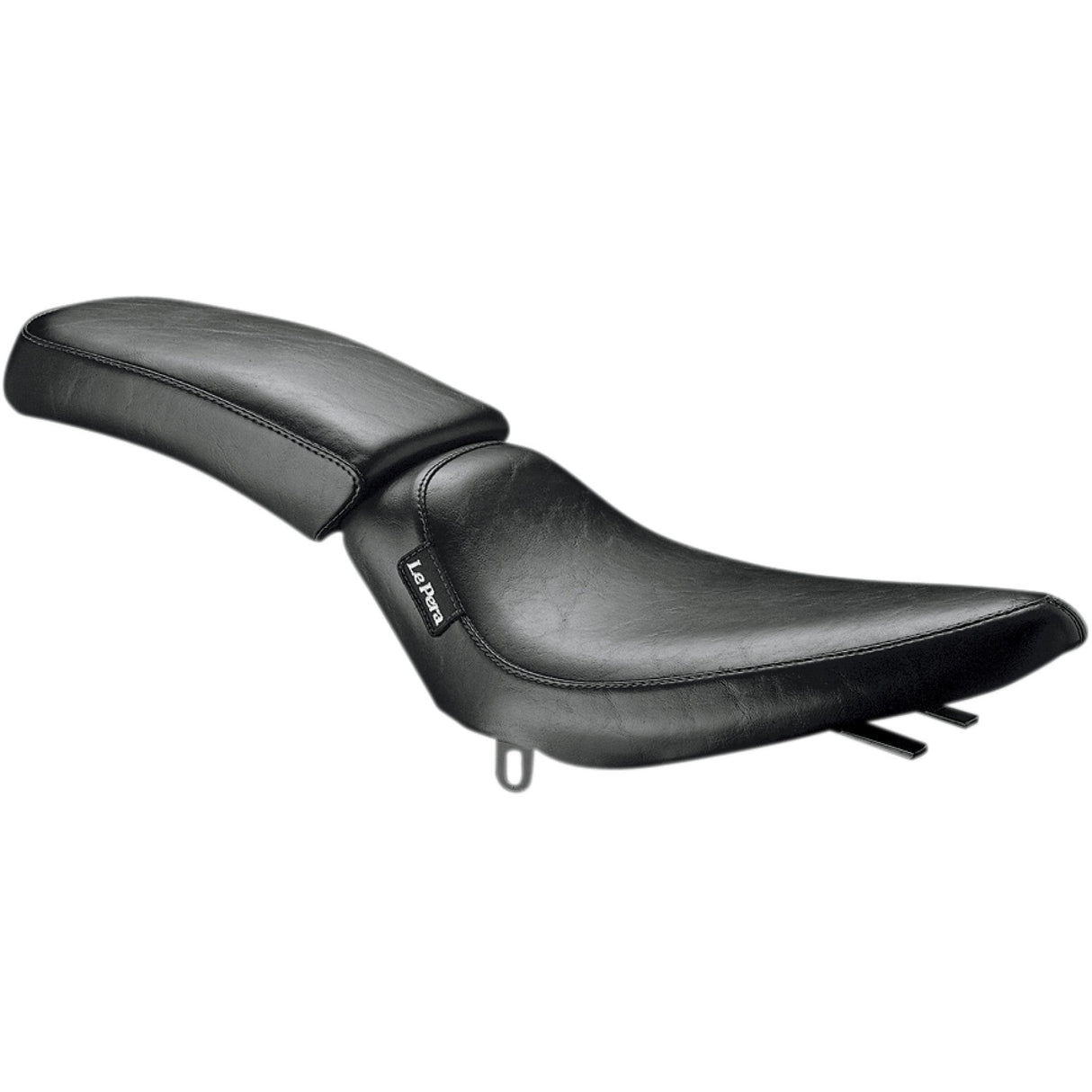 LePera Silhouette Solo Seat Smooth Black FX L - LN-852 For Harley Motorcycles 1964-1984