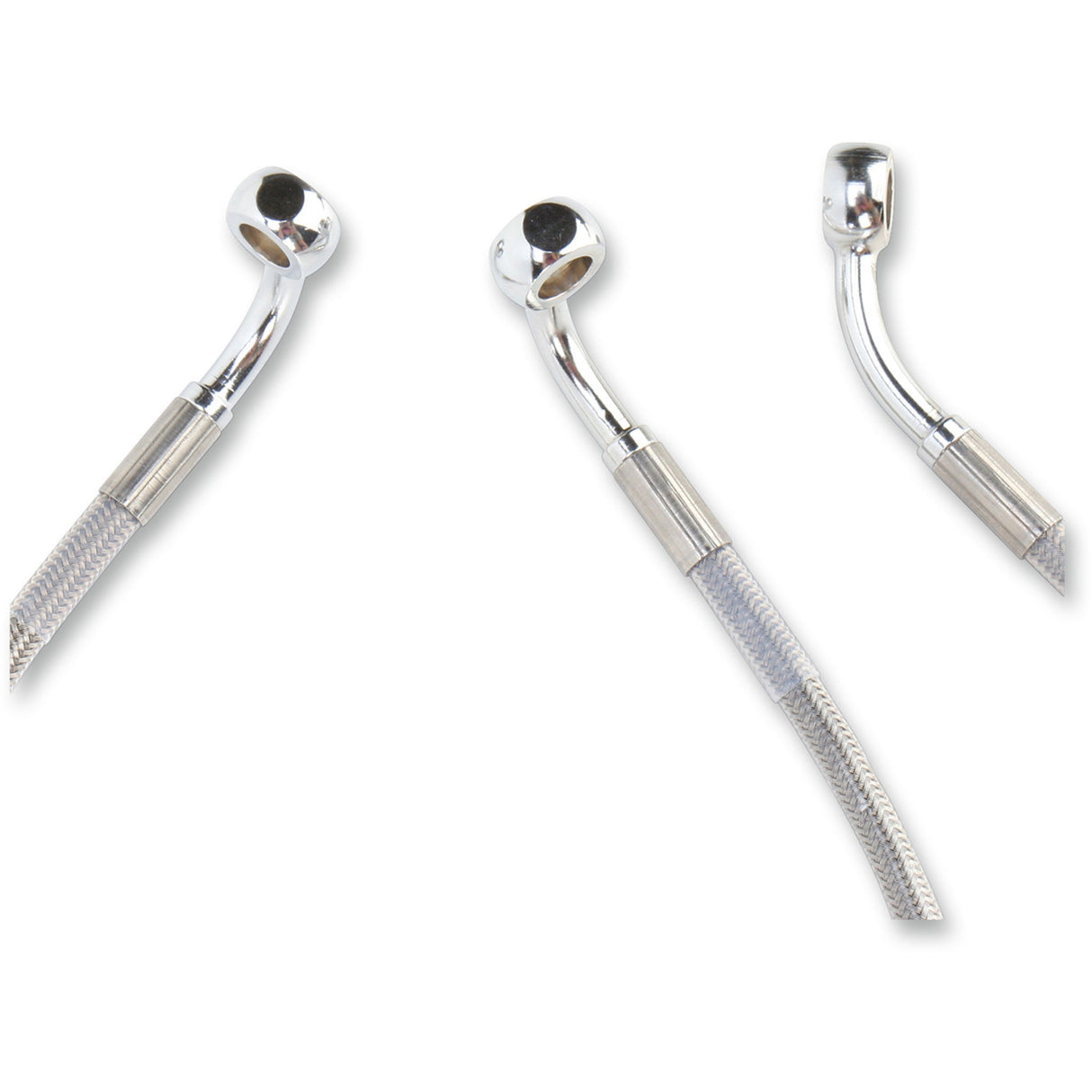 DRAG SPECIALTIES Extended Length Stainless Steel Brake Line Kit Front