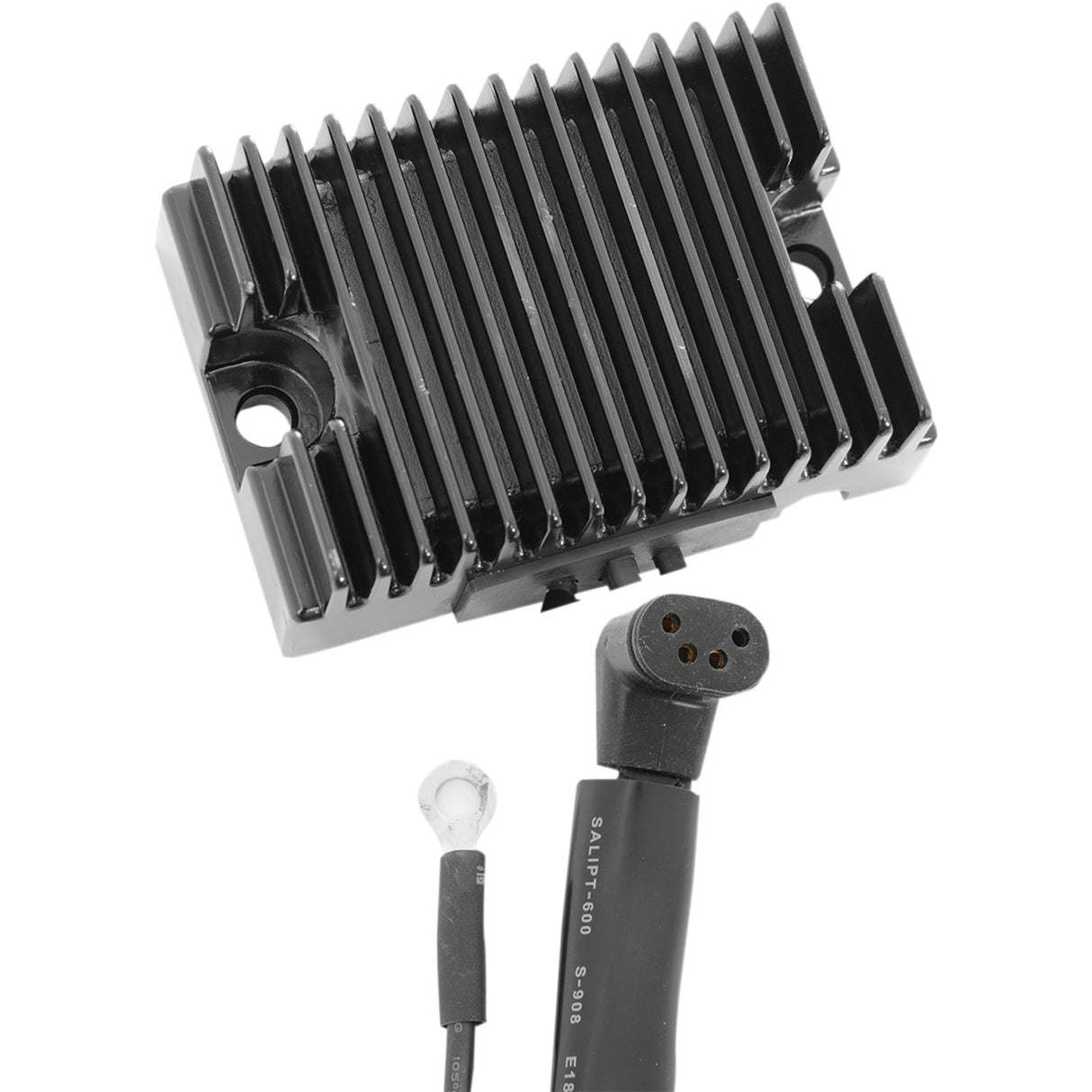 Drag Specialties Solid-State Regulator Big Twin Black For Harley Electra Glide / Super Glide 1970-1975
