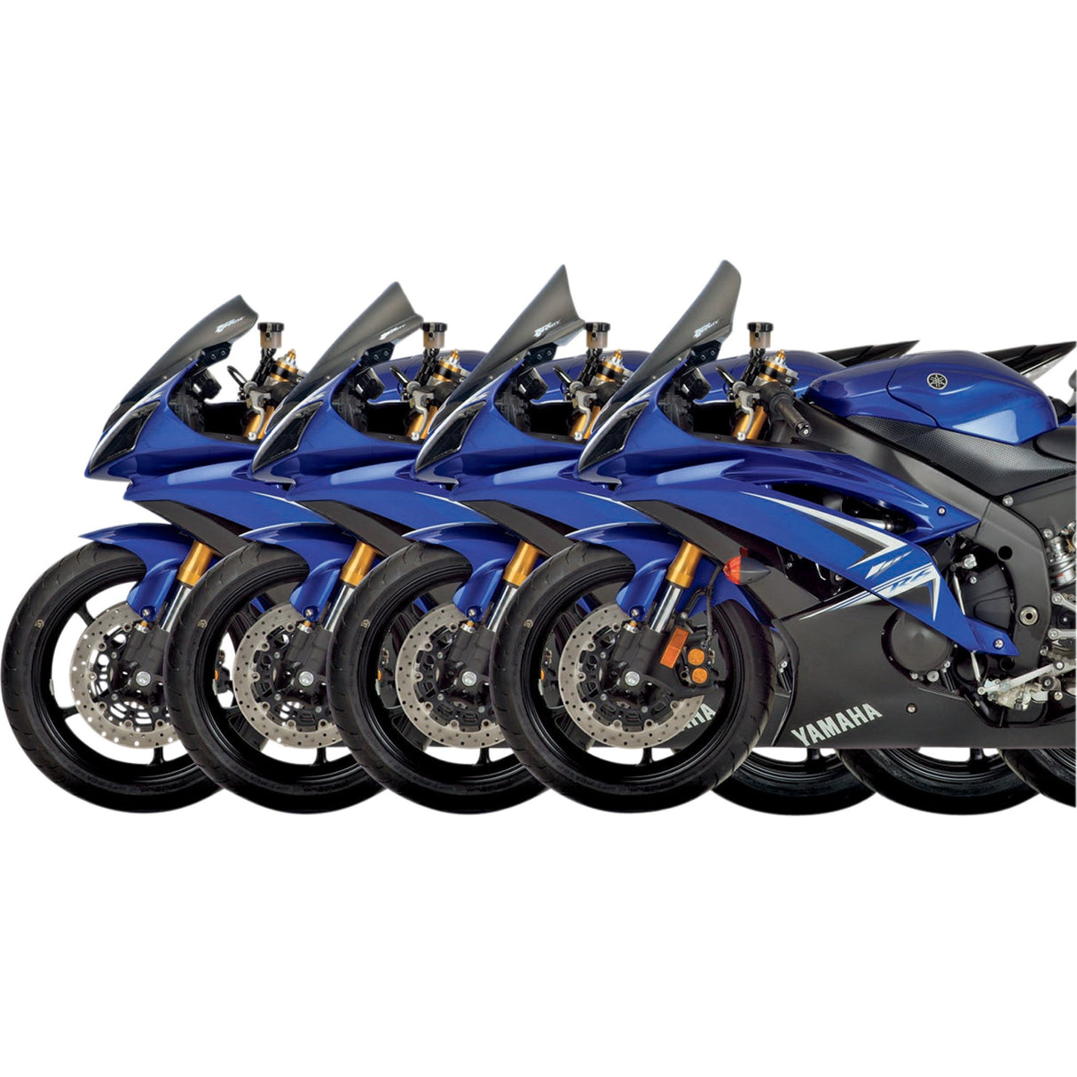 ZERO GRAVITY 2301-1303 24-580-02 Corsa Windshield Corsa Windscreen - Smoke - YZF R6 '08-'10