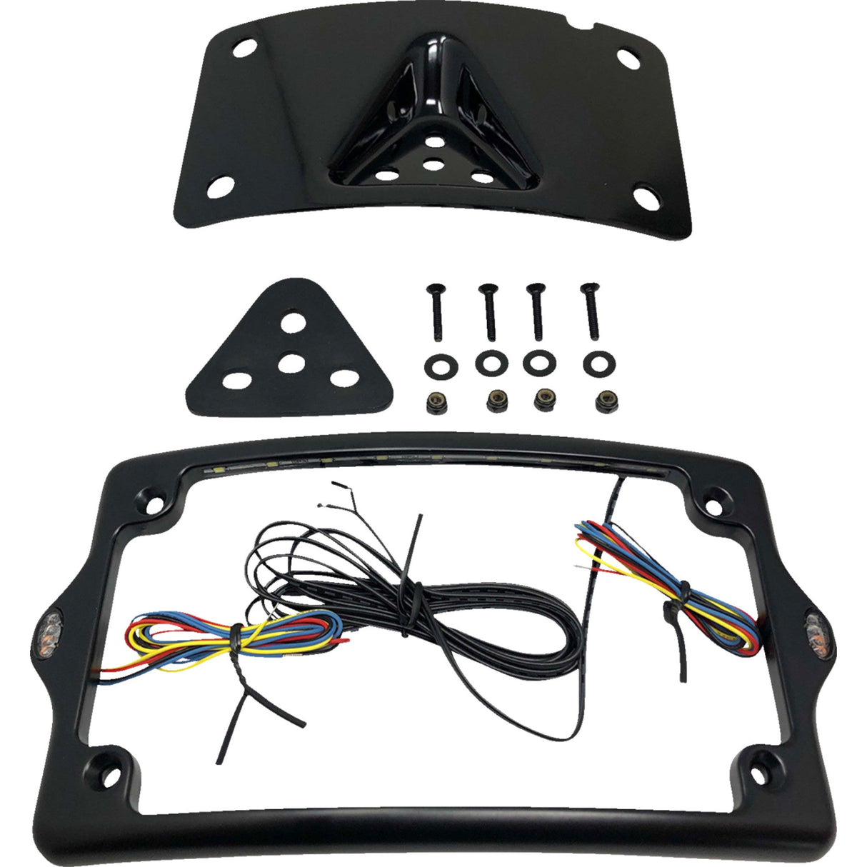 KODLIN USA 2030-2310 KUS20350 Elypse 3-1 LED License Plate Kit - Amber/Red/White - Black