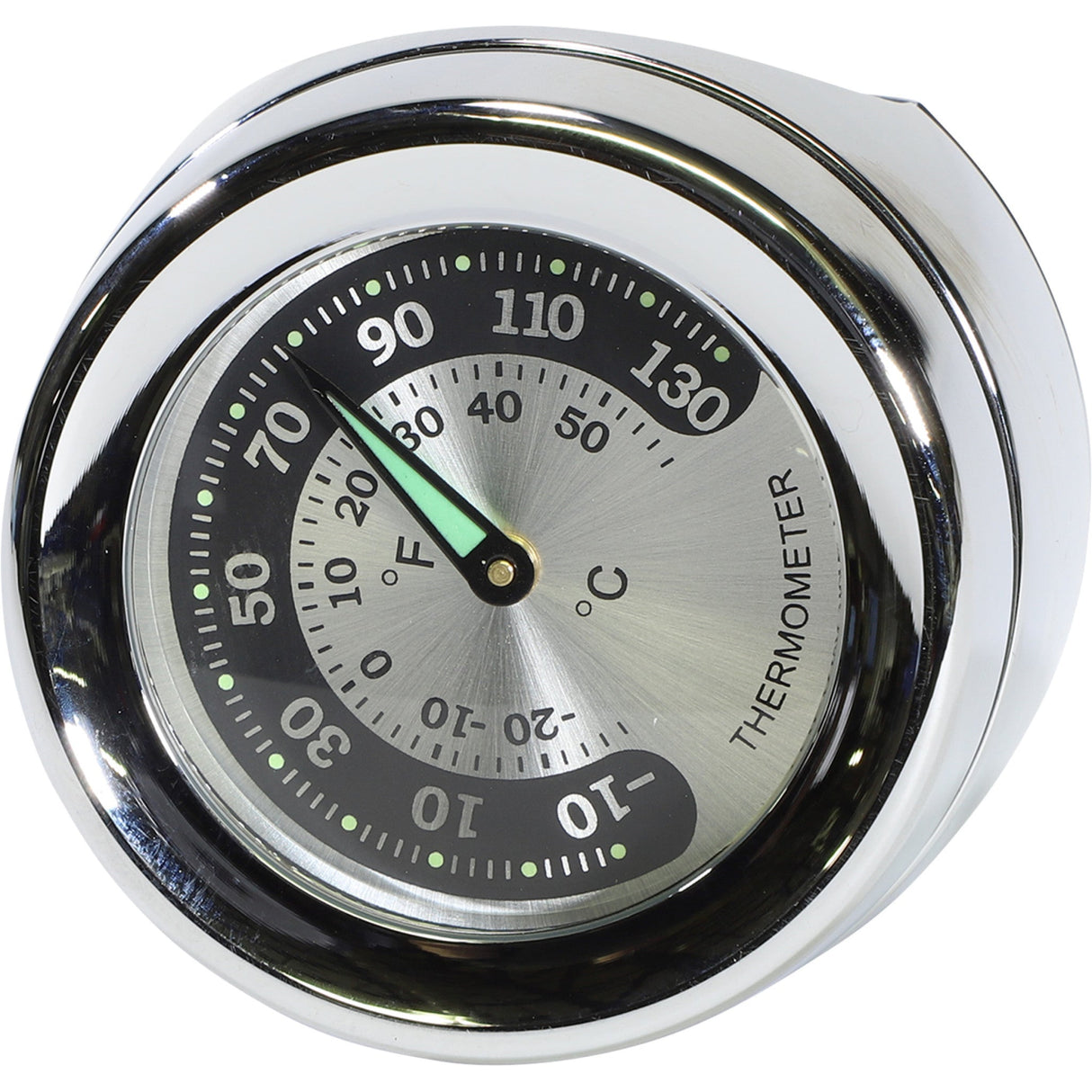 DRAG SPECIALTIES Handlebar Mounted Accessories Mount Thermometer - Chrome For Bar