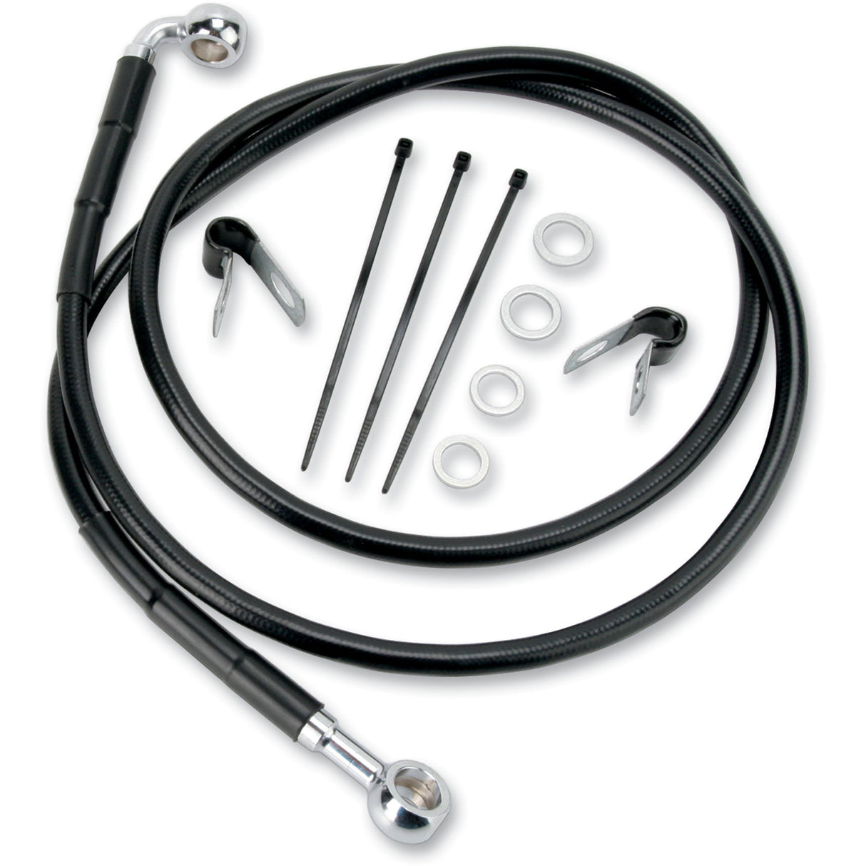 DRAG SPECIALTIES Extended Length Brake Line Kit Front